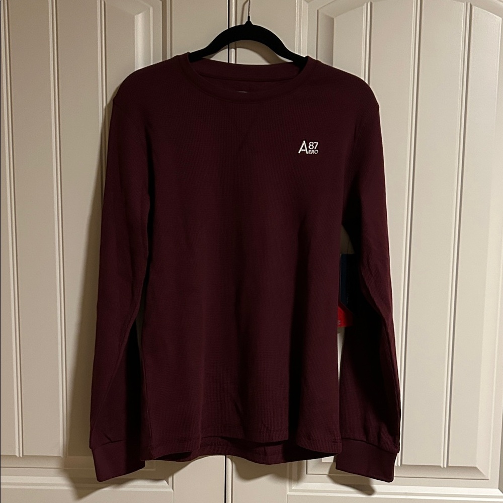 Aeropostale Maroon Loungewear Top- Size M